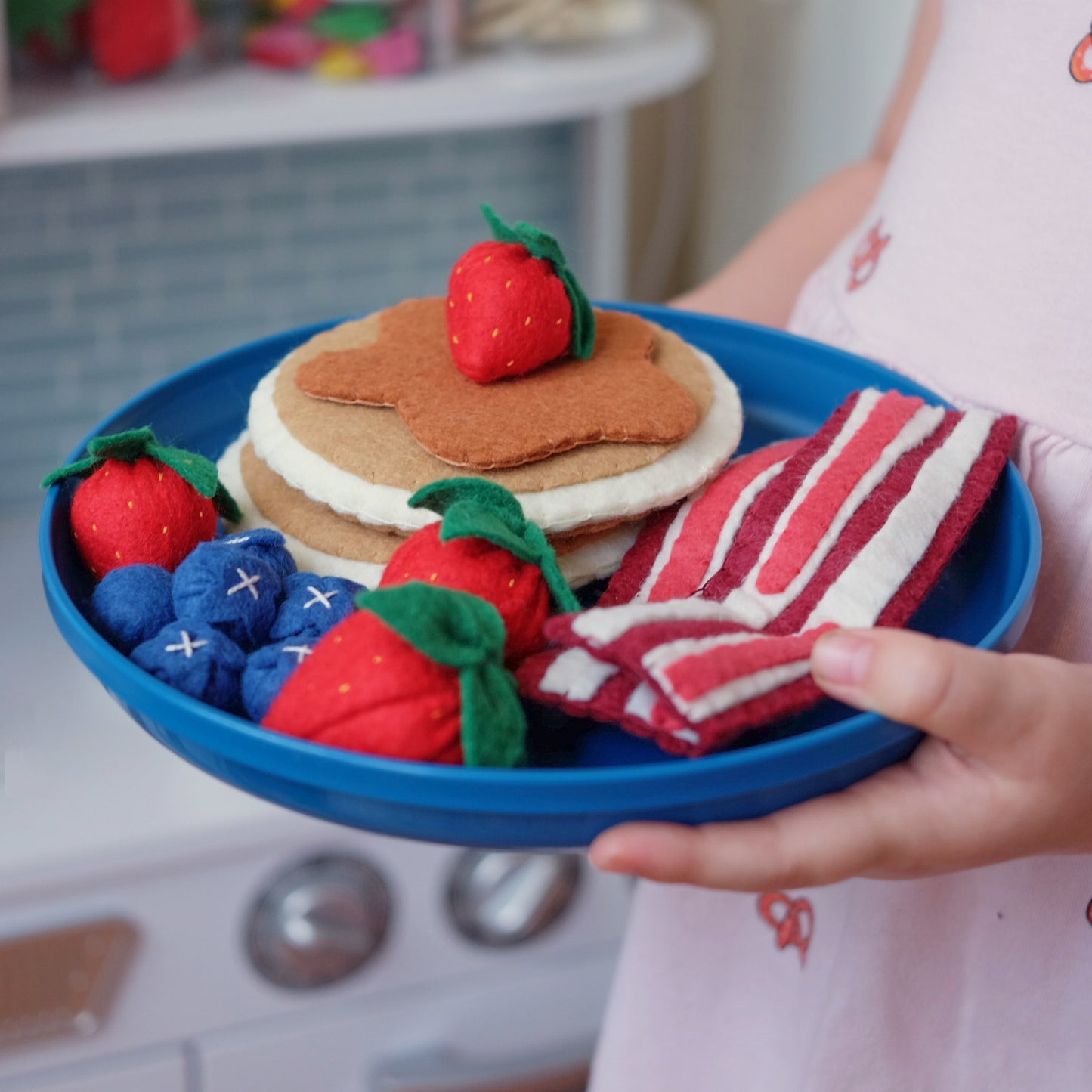 Double sided felt pancakes set