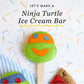 Ninja turtle ice cream bar