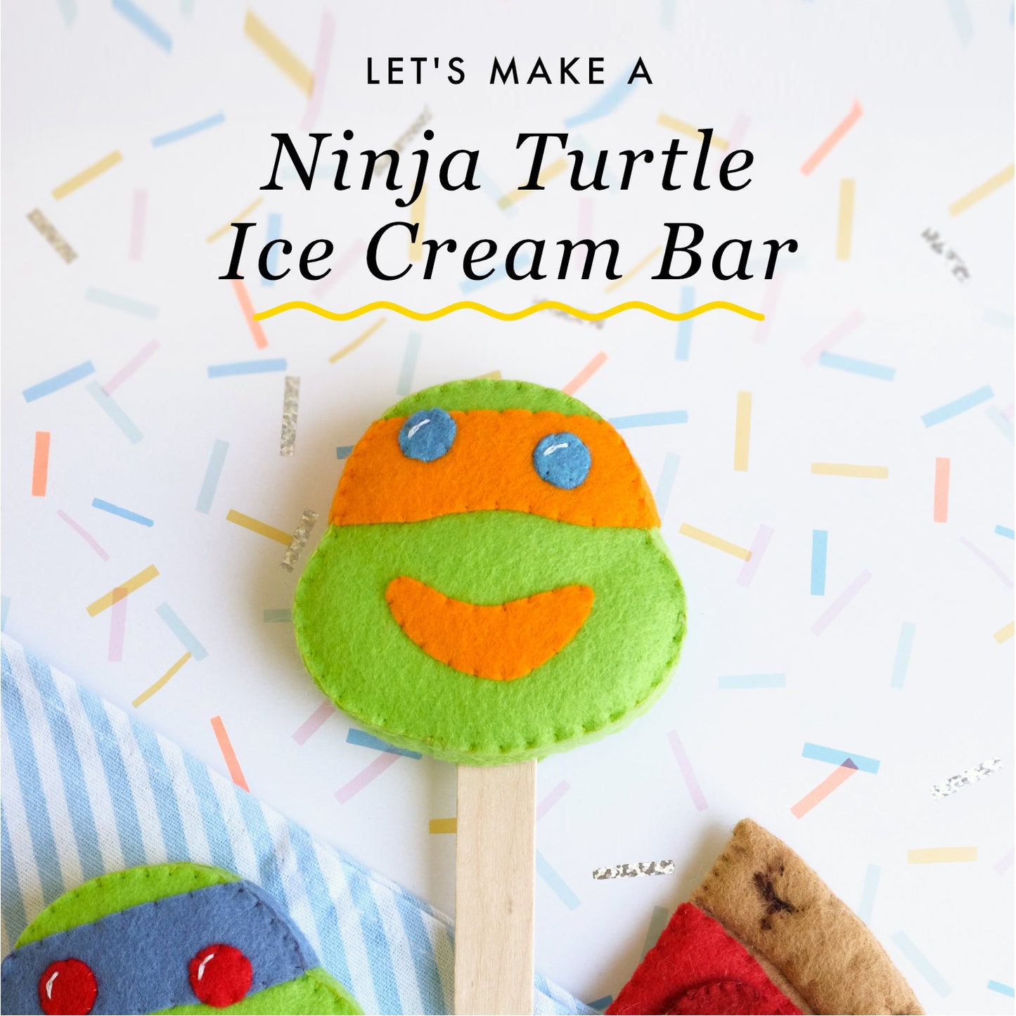 Ninja turtle ice cream bar