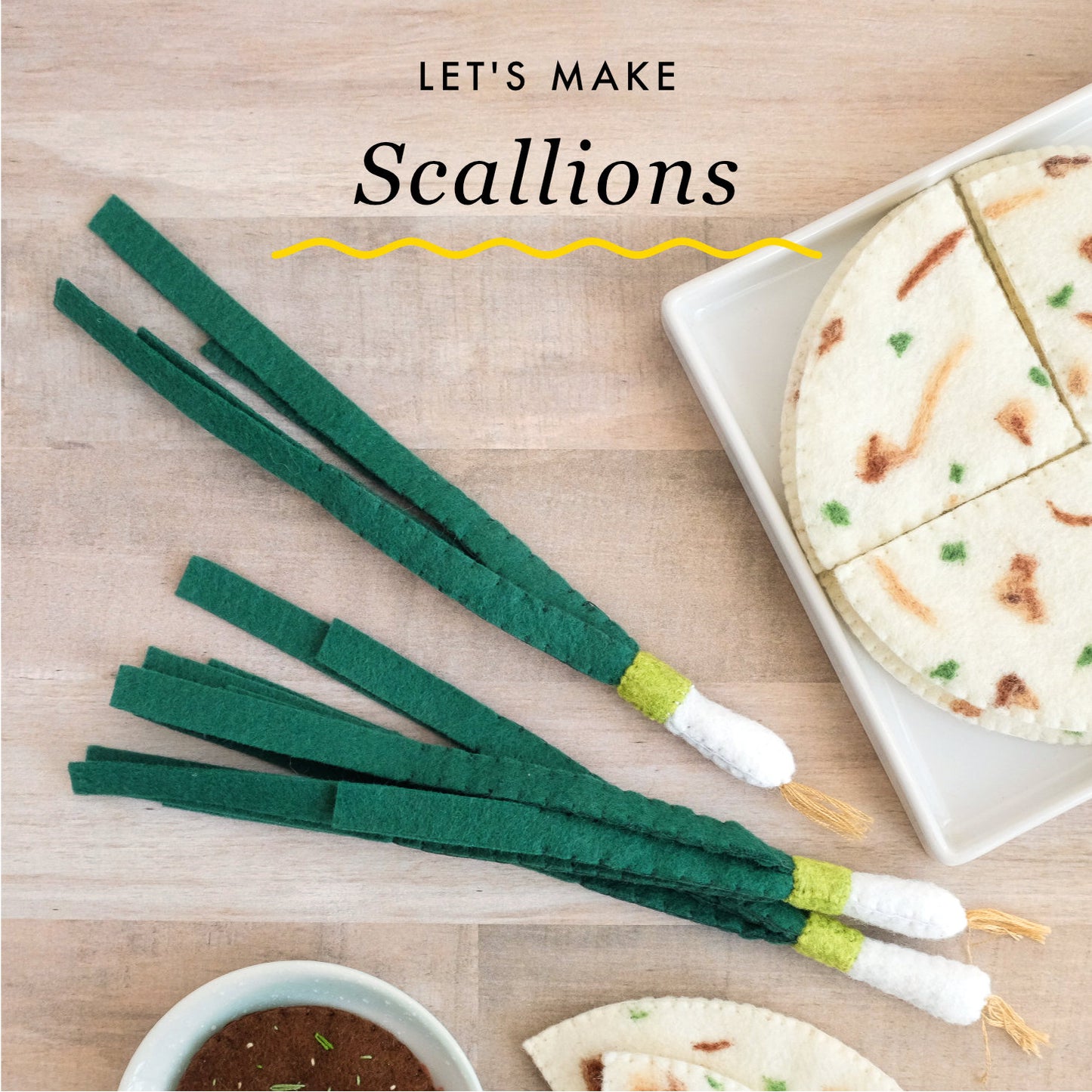 Felt Scallions pattern